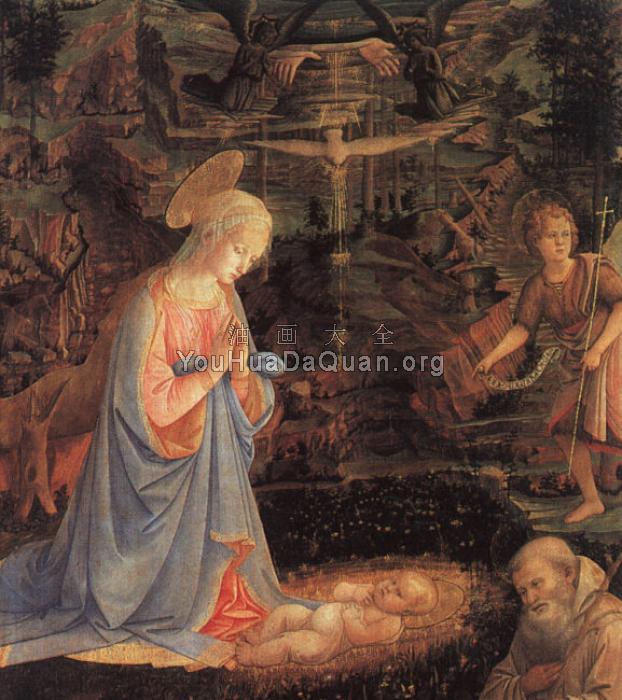 The Adoration of the Infant Jesus - 菲利皮诺·利比
